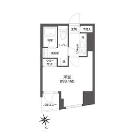 GRAN PASEO 市谷甲良町の間取り