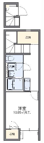 レオネクストエスペランサ泉Ⅱの間取り