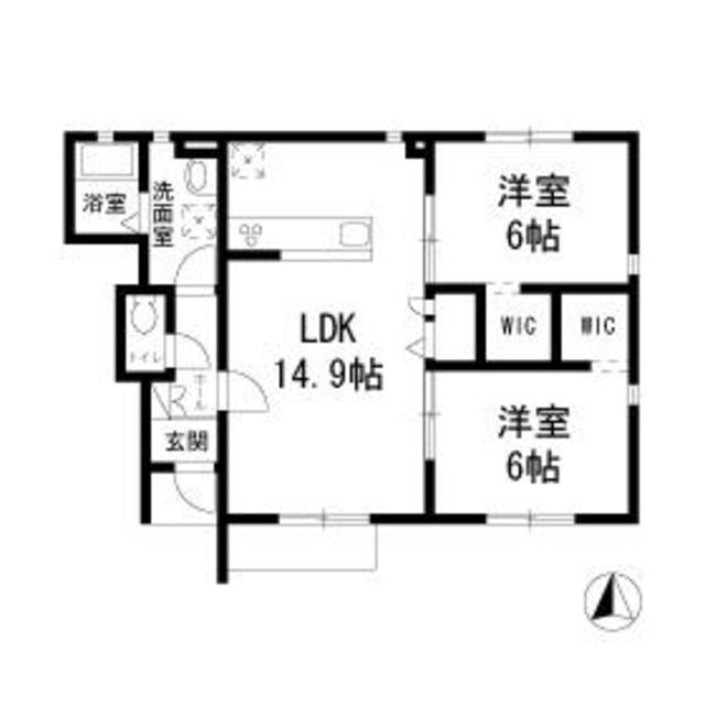 アプランドル六浦南の間取り