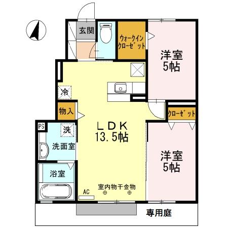 Preiselbeere(プライゼルベーレ)の間取り