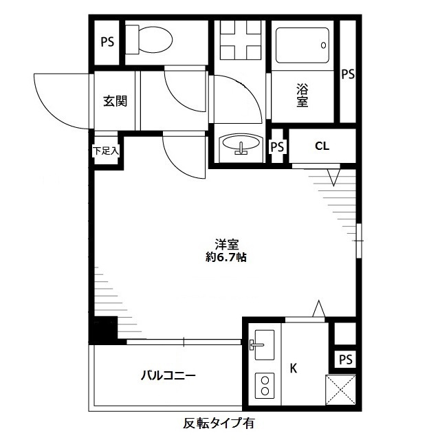 アンプルール フェール S,Sの間取り