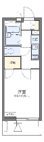 レオパレスフィオーレ船橋の間取り