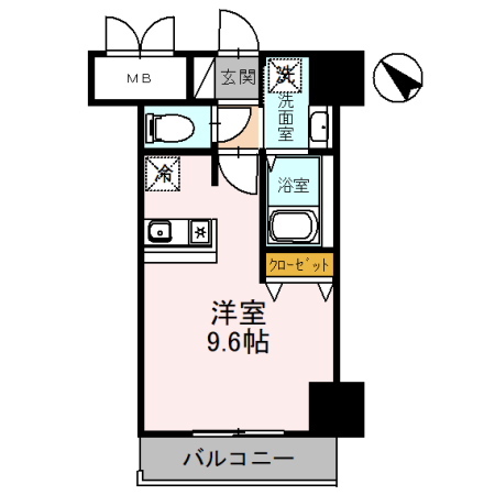 ONLY ONE小花Ⅱの間取り