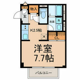 ニューハイツ日野の間取り