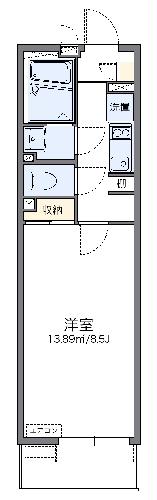 レオネクストコージーコートKMの間取り