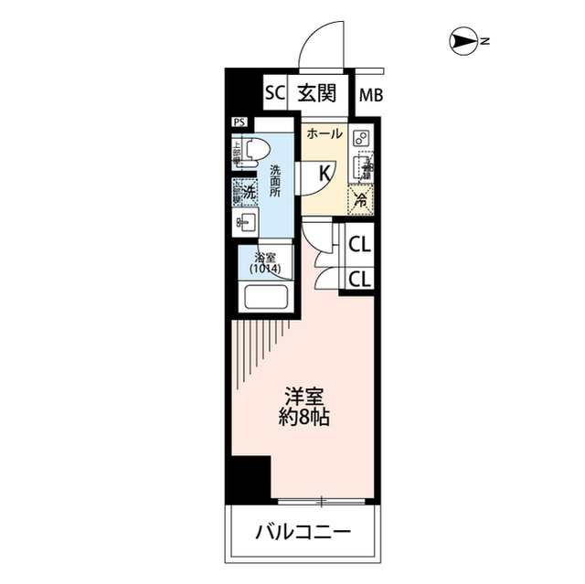 プレール・ドゥーク森下Ⅲの間取り