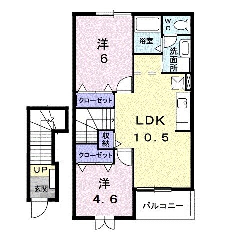 ミレニアムKの間取り