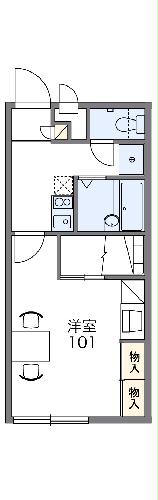 レオパレス仲西S&Aiの間取り
