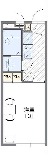 レオパレス森田の間取り
