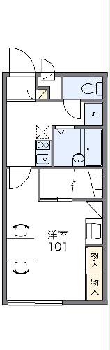 レオパレスアンジュの間取り