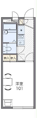 レオパレスツーリーフの間取り