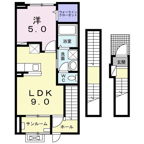 セレ グレージュの間取り