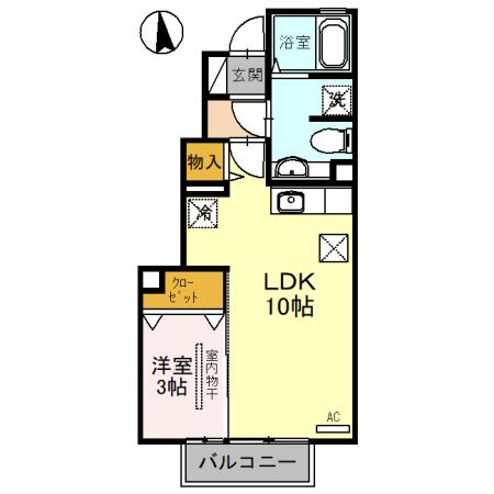 アスタマニアーナ Cの間取り