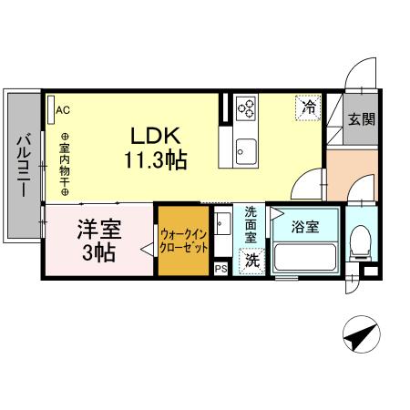 アヴェニールの間取り