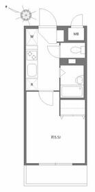 アソシエール駒沢の間取り