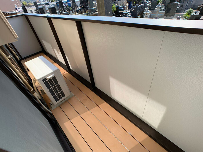 12/23 バルコニー