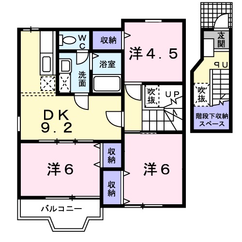 プルミエ－ルＡ・02040号室の間取り