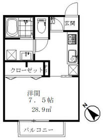 大成コーポの間取り