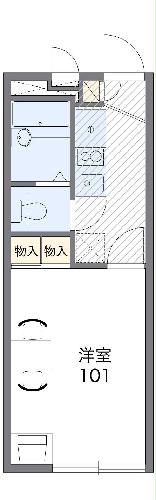レオパレスヨロズヤFの間取り