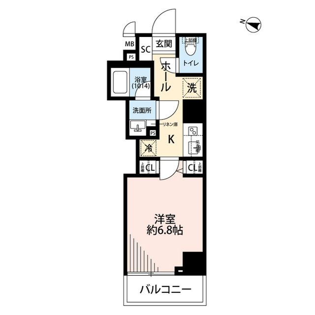 プレール・ドゥーク板橋本町Ⅲの間取り