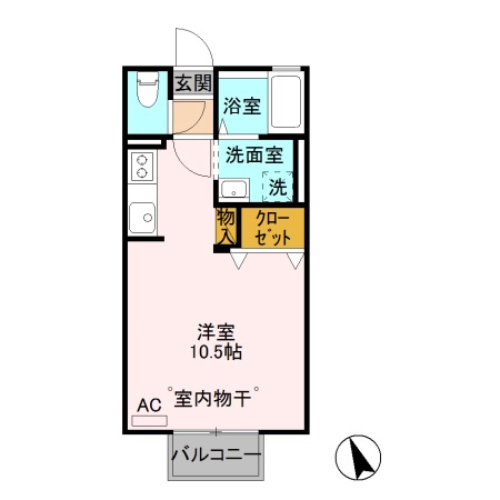イノセントワールド 六番館の間取り