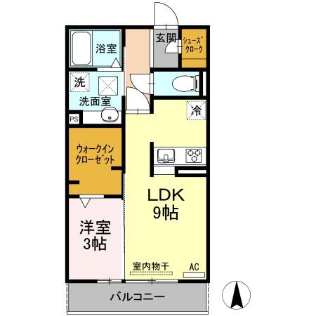 Salt Valley CourtⅡ(ソルトバレーコートツー )の間取り