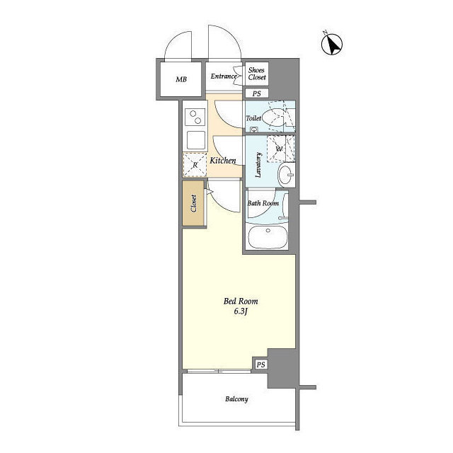 ディームス品川南の間取り