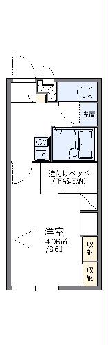 レオパレスリバティの間取り
