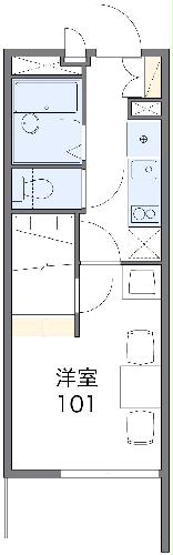 上浅田の完工年月（2009年3月）築の賃貸マンションの間取り