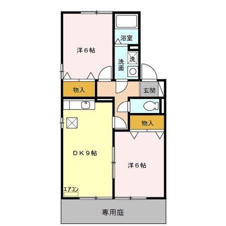 トマトハイツ 一/二/三番館の間取り