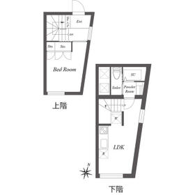 ＰＡＳＥＯ　ＳＡＮＧＥＮＪＡＹＡ　ＥＡＳＴ　ＷＥＳＴの間取り