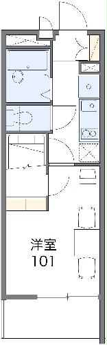 レオパレスひなたの間取り