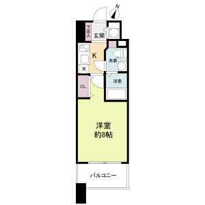 プラウドフラット新大阪の間取り