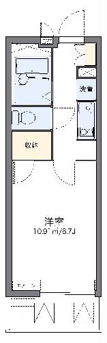 レオパレスしろがねの間取り
