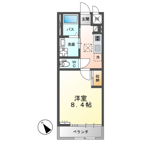メゾン・ド・セイワ Aの間取り
