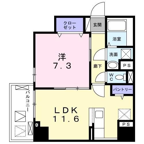 グランツ恵比寿の間取り