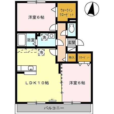 グラス　ウィンの間取り