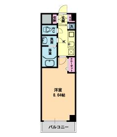 AZURE ESAKAの間取り