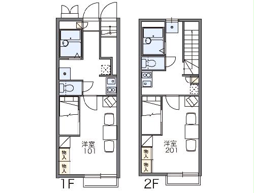 レオパレス枸橘の間取り
