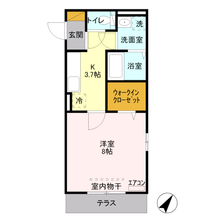 メゾンベール(南大塚)の間取り