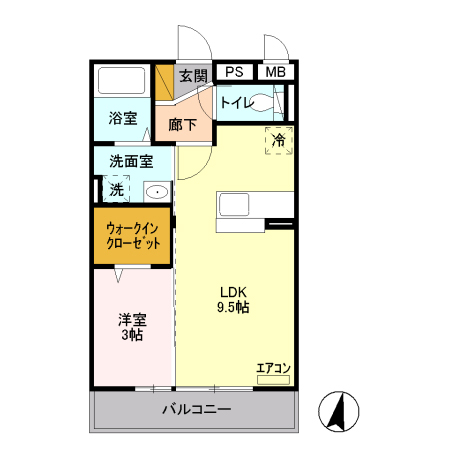 ユヌ　ファシリテの間取り