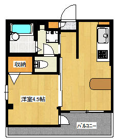 上峰マンションの間取り