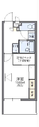 レオパレス北谷の間取り