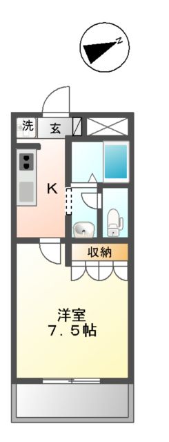 ルミナスコート・二ツ橋の間取り