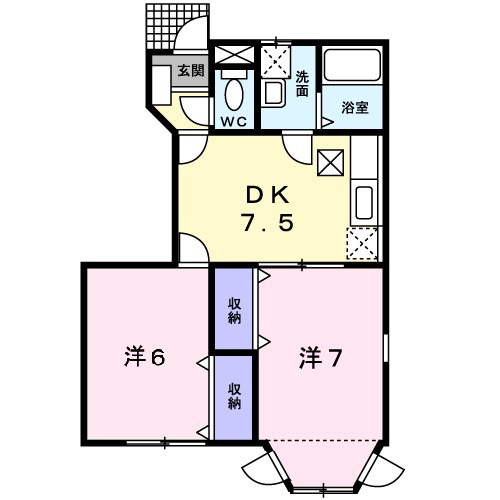 ビオスBの間取り
