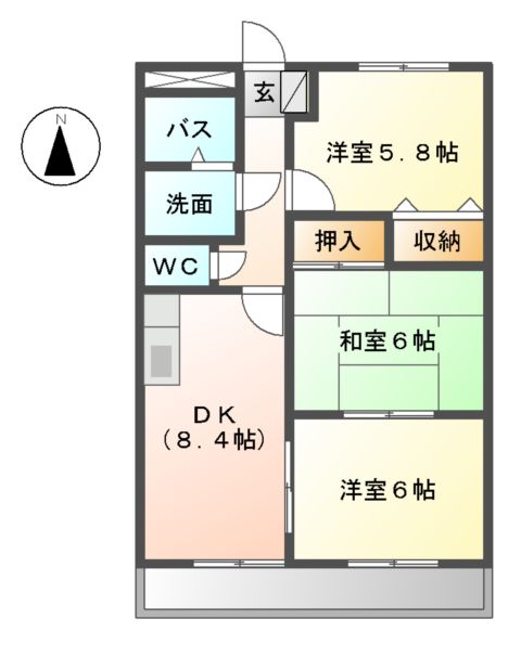 グローリアスの間取り