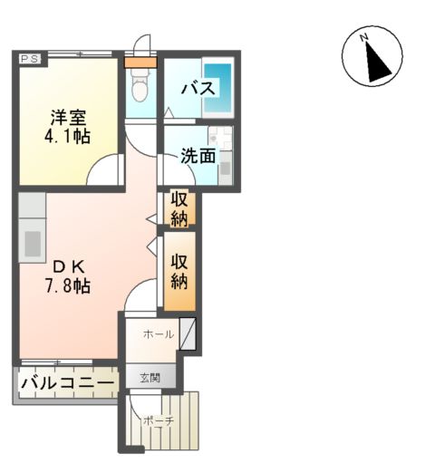 mode・Sabrina(モード・サブリナ)の間取り