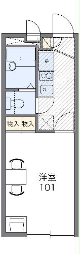 レオパレスカメリアの間取り