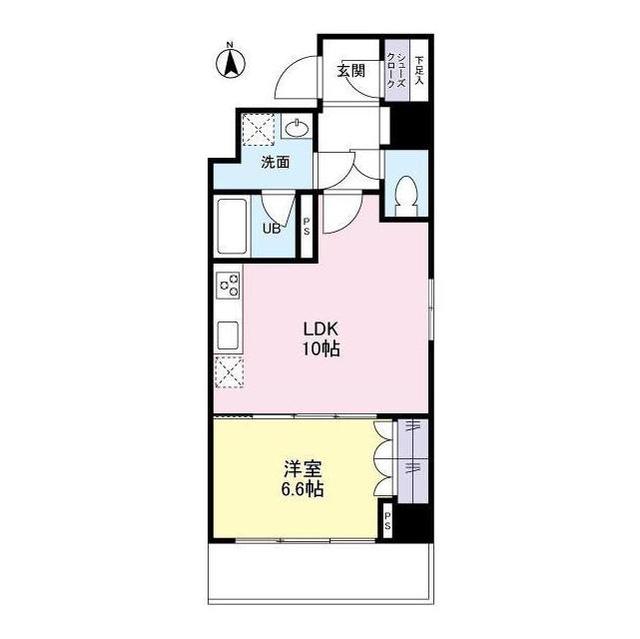 スカイタウン押上・405号室の間取り