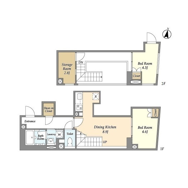 コンフォリア本駒込一丁目の間取り